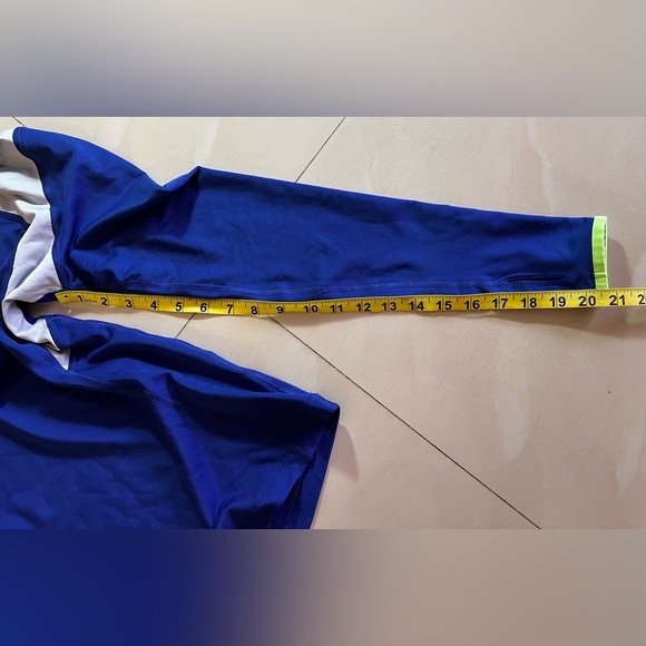 Nike Jacket Unisex Medium Blue Therma Flex Dri Fit Tracksuit Track Top Running - Picture 6 of 15